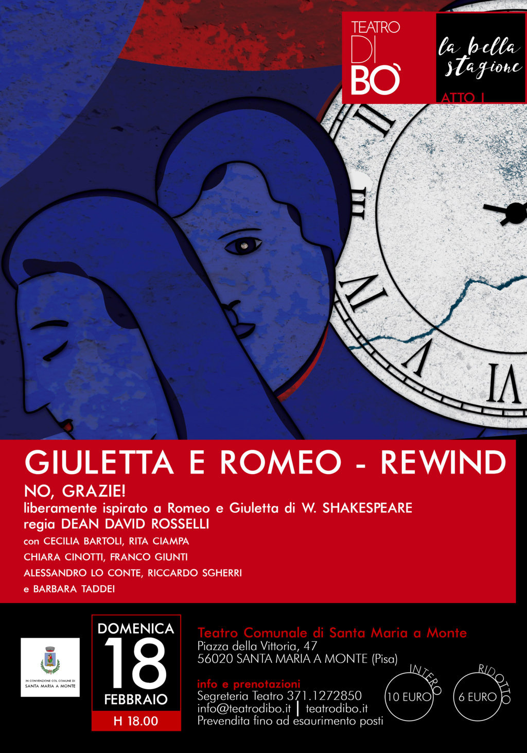 "Giulietta e Romeo - Rewind" al Teatro Comunale
